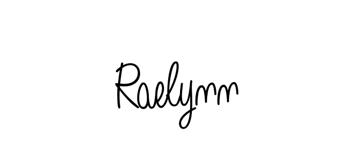 How to make Raelynn name signature. Use Angelique-Rose-font-FFP style for creating short signs online. This is the latest handwritten sign. Raelynn signature style 5 images and pictures png