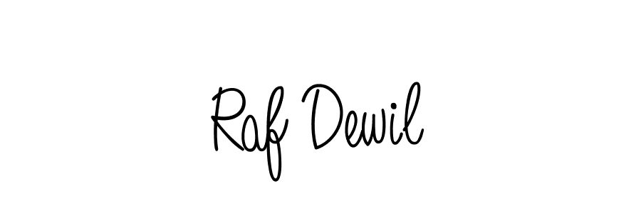 Design your own signature with our free online signature maker. With this signature software, you can create a handwritten (Angelique-Rose-font-FFP) signature for name Raf Dewil. Raf Dewil signature style 5 images and pictures png