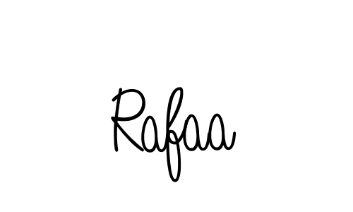 How to make Rafaa name signature. Use Angelique-Rose-font-FFP style for creating short signs online. This is the latest handwritten sign. Rafaa signature style 5 images and pictures png