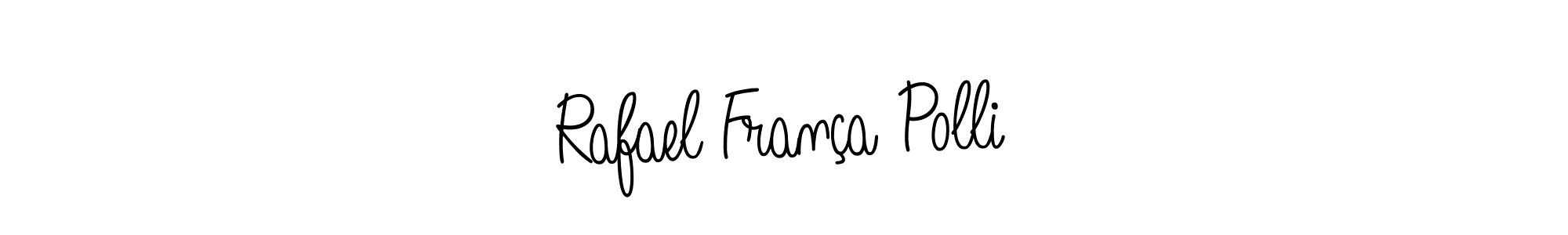 You can use this online signature creator to create a handwritten signature for the name Rafael França Polli. This is the best online autograph maker. Rafael França Polli signature style 5 images and pictures png