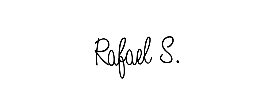 Rafael S. stylish signature style. Best Handwritten Sign (Angelique-Rose-font-FFP) for my name. Handwritten Signature Collection Ideas for my name Rafael S.. Rafael S. signature style 5 images and pictures png