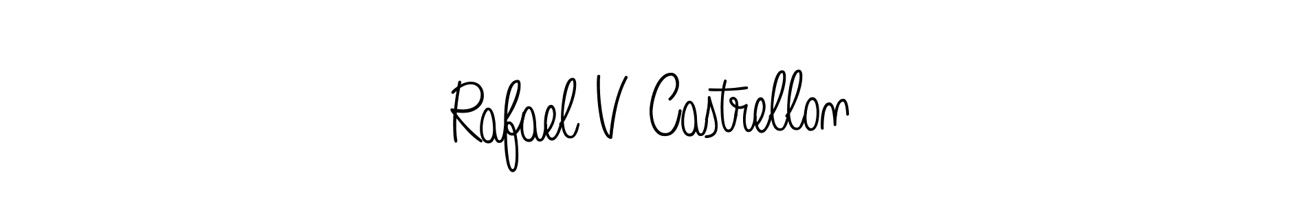 Make a beautiful signature design for name Rafael V Castrellon. Use this online signature maker to create a handwritten signature for free. Rafael V Castrellon signature style 5 images and pictures png