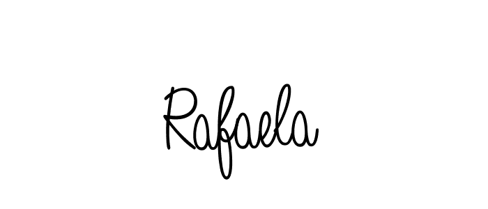 Design your own signature with our free online signature maker. With this signature software, you can create a handwritten (Angelique-Rose-font-FFP) signature for name Rafaela. Rafaela signature style 5 images and pictures png