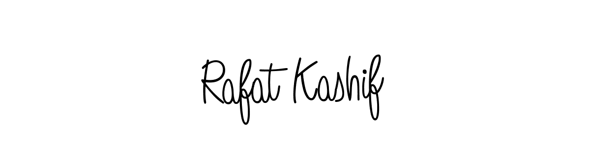 How to make Rafat Kashif name signature. Use Angelique-Rose-font-FFP style for creating short signs online. This is the latest handwritten sign. Rafat Kashif signature style 5 images and pictures png