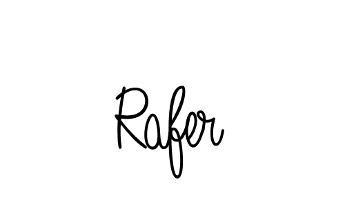 Create a beautiful signature design for name Rafer. With this signature (Angelique-Rose-font-FFP) fonts, you can make a handwritten signature for free. Rafer signature style 5 images and pictures png