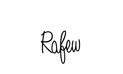 Rafew stylish signature style. Best Handwritten Sign (Angelique-Rose-font-FFP) for my name. Handwritten Signature Collection Ideas for my name Rafew. Rafew signature style 5 images and pictures png