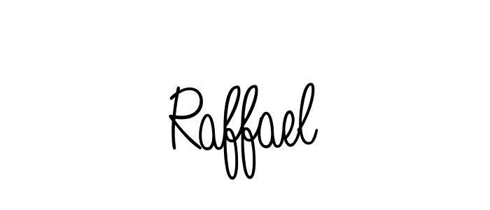 You should practise on your own different ways (Angelique-Rose-font-FFP) to write your name (Raffael) in signature. don't let someone else do it for you. Raffael signature style 5 images and pictures png