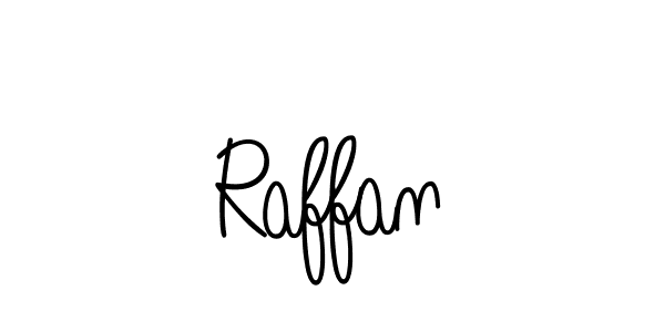 Raffan stylish signature style. Best Handwritten Sign (Angelique-Rose-font-FFP) for my name. Handwritten Signature Collection Ideas for my name Raffan. Raffan signature style 5 images and pictures png