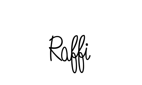 Create a beautiful signature design for name Raffi. With this signature (Angelique-Rose-font-FFP) fonts, you can make a handwritten signature for free. Raffi signature style 5 images and pictures png