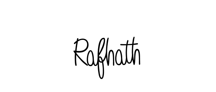 Rafhath stylish signature style. Best Handwritten Sign (Angelique-Rose-font-FFP) for my name. Handwritten Signature Collection Ideas for my name Rafhath. Rafhath signature style 5 images and pictures png