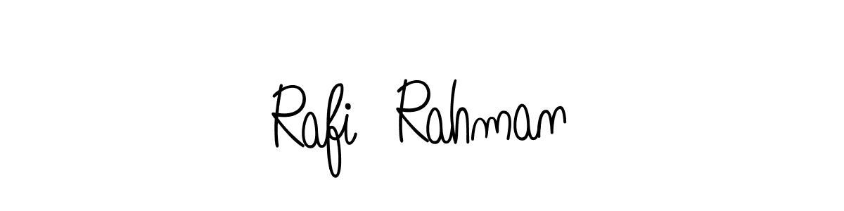 How to make Rafi  Rahman signature? Angelique-Rose-font-FFP is a professional autograph style. Create handwritten signature for Rafi  Rahman name. Rafi  Rahman signature style 5 images and pictures png