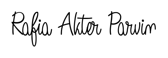 A stylish, flowing autograph style designed for name Rafia Akter Parvin using Angelique-Rose-font-FFP typography. Perfect for digital creative projects. Rafia Akter Parvin signature style 5 images and pictures png