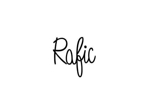 Rafic stylish signature style. Best Handwritten Sign (Angelique-Rose-font-FFP) for my name. Handwritten Signature Collection Ideas for my name Rafic. Rafic signature style 5 images and pictures png
