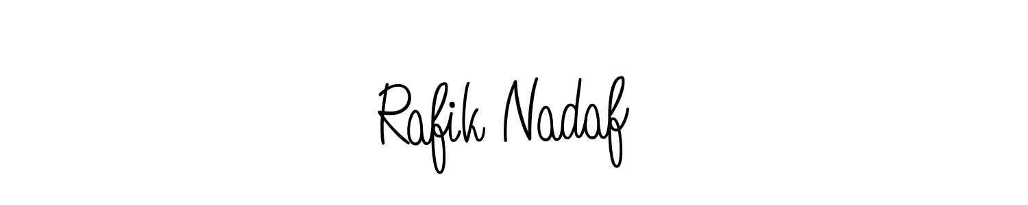 It looks lik you need a new signature style for name Rafik Nadaf ✅. Design unique handwritten (Angelique-Rose-font-FFP) signature with our free signature maker in just a few clicks. Rafik Nadaf ✅ signature style 5 images and pictures png