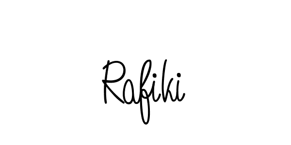 You should practise on your own different ways (Angelique-Rose-font-FFP) to write your name (Rafiki) in signature. don't let someone else do it for you. Rafiki signature style 5 images and pictures png