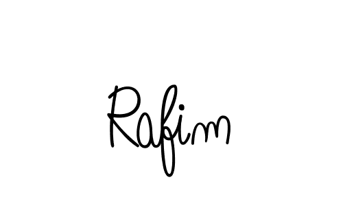 You should practise on your own different ways (Angelique-Rose-font-FFP) to write your name (Rafim) in signature. don't let someone else do it for you. Rafim signature style 5 images and pictures png