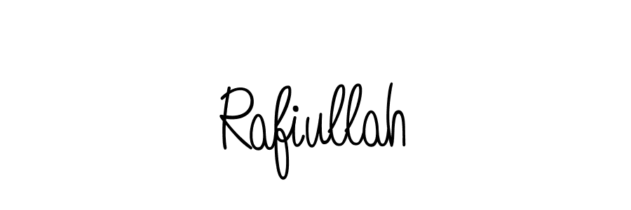How to make Rafiullah name signature. Use Angelique-Rose-font-FFP style for creating short signs online. This is the latest handwritten sign. Rafiullah signature style 5 images and pictures png