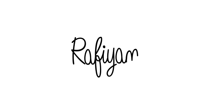 How to Draw Rafiyan signature style? Angelique-Rose-font-FFP is a latest design signature styles for name Rafiyan. Rafiyan signature style 5 images and pictures png