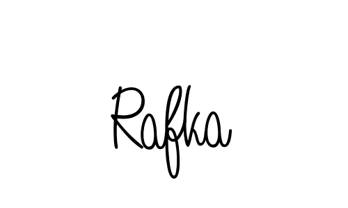 You should practise on your own different ways (Angelique-Rose-font-FFP) to write your name (Rafka) in signature. don't let someone else do it for you. Rafka signature style 5 images and pictures png