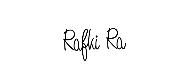 Create a beautiful signature design for name Rafki Ra. With this signature (Angelique-Rose-font-FFP) fonts, you can make a handwritten signature for free. Rafki Ra signature style 5 images and pictures png