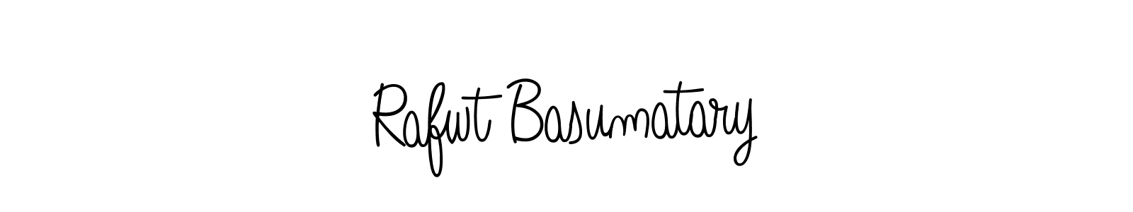How to make Rafwt Basumatary name signature. Use Angelique-Rose-font-FFP style for creating short signs online. This is the latest handwritten sign. Rafwt Basumatary signature style 5 images and pictures png