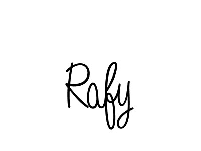 Use a signature maker to create a handwritten signature online. With this signature software, you can design (Angelique-Rose-font-FFP) your own signature for name Rafy. Rafy signature style 5 images and pictures png