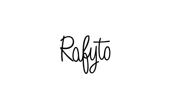 You should practise on your own different ways (Angelique-Rose-font-FFP) to write your name (Rafyto) in signature. don't let someone else do it for you. Rafyto signature style 5 images and pictures png