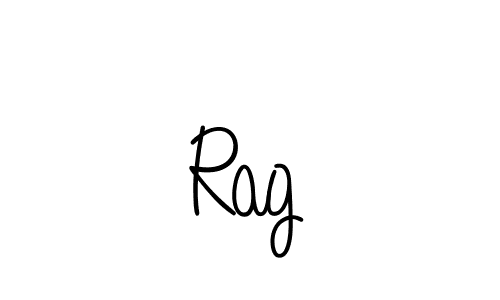 How to make Ragع name signature. Use Angelique-Rose-font-FFP style for creating short signs online. This is the latest handwritten sign. Ragع signature style 5 images and pictures png