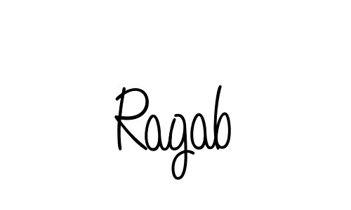 Make a beautiful signature design for name Ragab. Use this online signature maker to create a handwritten signature for free. Ragab signature style 5 images and pictures png