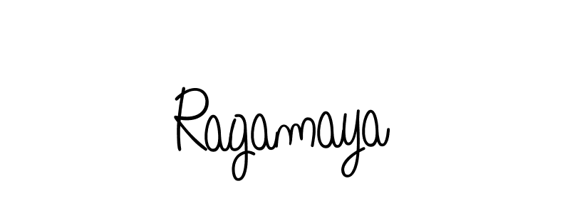 How to make Ragamaya signature? Angelique-Rose-font-FFP is a professional autograph style. Create handwritten signature for Ragamaya name. Ragamaya signature style 5 images and pictures png