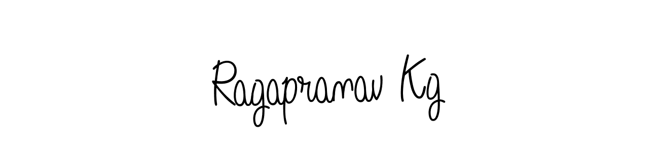 if you are searching for the best signature style for your name Ragapranav Kg. so please give up your signature search. here we have designed multiple signature styles  using Angelique-Rose-font-FFP. Ragapranav Kg signature style 5 images and pictures png