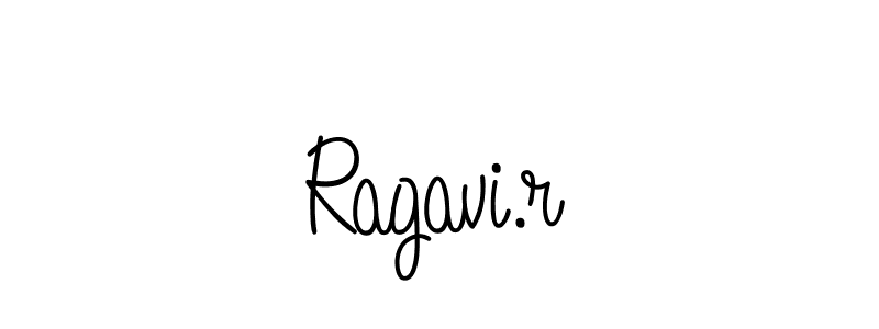 Create a beautiful signature design for name Ragavi.r. With this signature (Angelique-Rose-font-FFP) fonts, you can make a handwritten signature for free. Ragavi.r signature style 5 images and pictures png