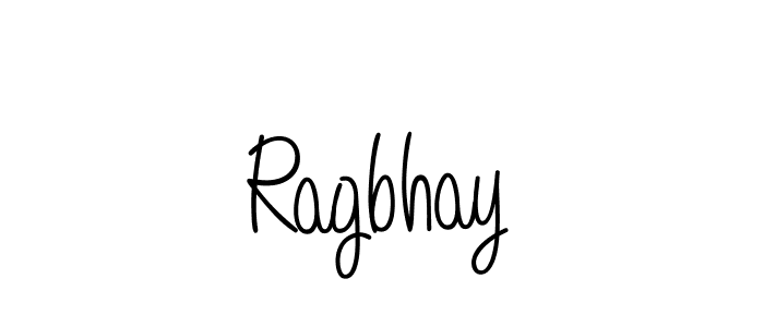 Make a beautiful signature design for name Ragbhay. With this signature (Angelique-Rose-font-FFP) style, you can create a handwritten signature for free. Ragbhay signature style 5 images and pictures png