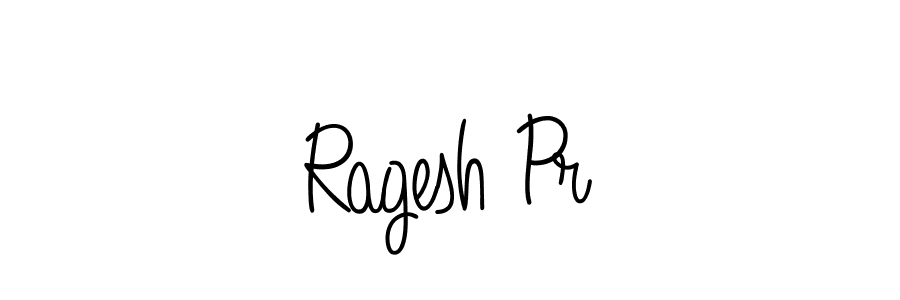 How to make Ragesh Pr signature? Angelique-Rose-font-FFP is a professional autograph style. Create handwritten signature for Ragesh Pr name. Ragesh Pr signature style 5 images and pictures png