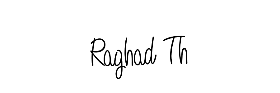 Create a beautiful signature design for name Raghad Th. With this signature (Angelique-Rose-font-FFP) fonts, you can make a handwritten signature for free. Raghad Th signature style 5 images and pictures png
