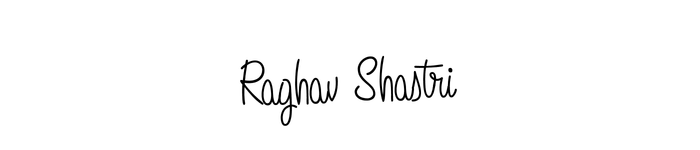 Design your own signature with our free online signature maker. With this signature software, you can create a handwritten (Angelique-Rose-font-FFP) signature for name Raghav Shastri. Raghav Shastri signature style 5 images and pictures png