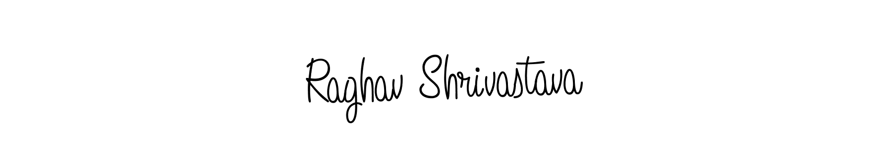 You should practise on your own different ways (Angelique-Rose-font-FFP) to write your name (Raghav Shrivastava) in signature. don't let someone else do it for you. Raghav Shrivastava signature style 5 images and pictures png