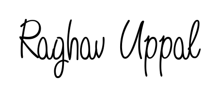 Get inspired by this graceful Angelique-Rose-font-FFP signature style for name Raghav Uppal. Smooth loops and balanced proportions for everyday use. Raghav Uppal signature style 5 images and pictures png