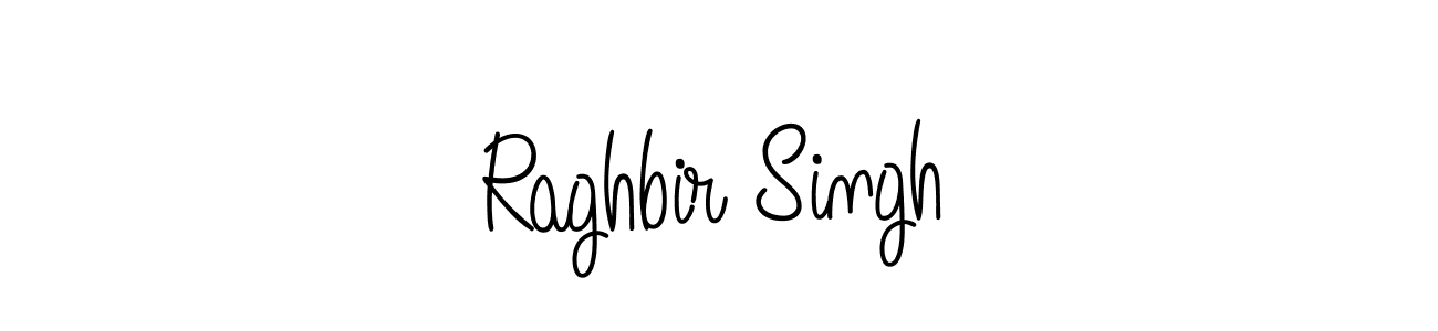 Use a signature maker to create a handwritten signature online. With this signature software, you can design (Angelique-Rose-font-FFP) your own signature for name Raghbir Singh. Raghbir Singh signature style 5 images and pictures png