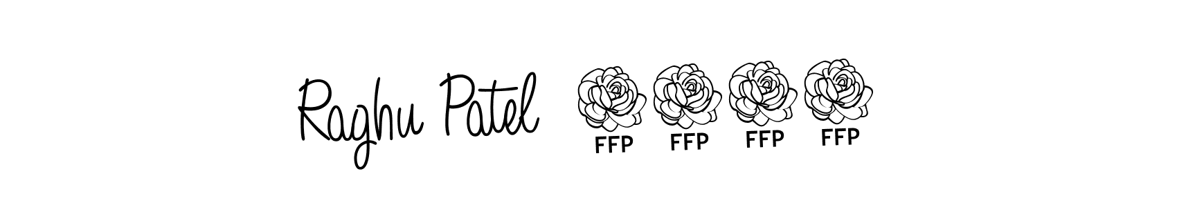 Also we have Raghu Patel  1110 name is the best signature style. Create professional handwritten signature collection using Angelique-Rose-font-FFP autograph style. Raghu Patel  1110 signature style 5 images and pictures png