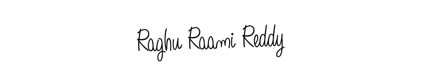 You should practise on your own different ways (Angelique-Rose-font-FFP) to write your name (Raghu Raami Reddy) in signature. don't let someone else do it for you. Raghu Raami Reddy signature style 5 images and pictures png