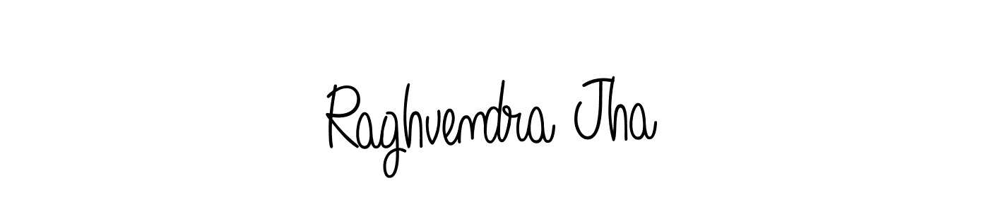 Make a beautiful signature design for name Raghvendra Jha. Use this online signature maker to create a handwritten signature for free. Raghvendra Jha signature style 5 images and pictures png