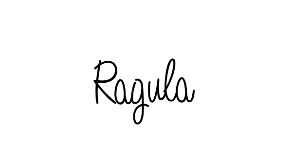 You should practise on your own different ways (Angelique-Rose-font-FFP) to write your name (Ragula) in signature. don't let someone else do it for you. Ragula signature style 5 images and pictures png