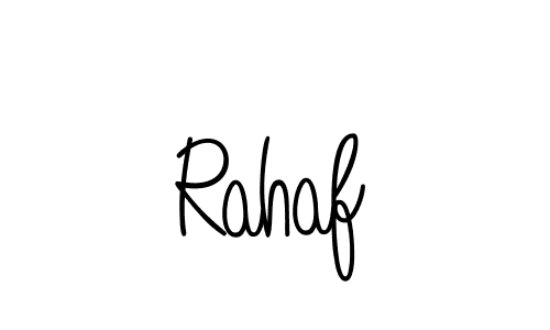 Design your own signature with our free online signature maker. With this signature software, you can create a handwritten (Angelique-Rose-font-FFP) signature for name Rahaf. Rahaf signature style 5 images and pictures png