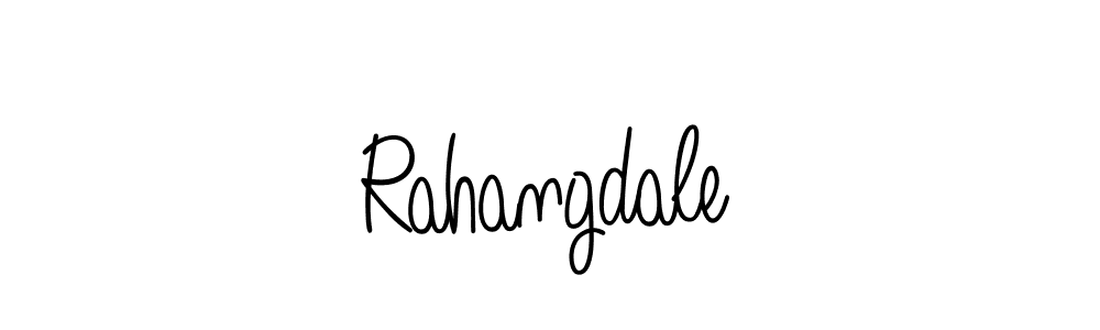 Also we have Rahangdale name is the best signature style. Create professional handwritten signature collection using Angelique-Rose-font-FFP autograph style. Rahangdale signature style 5 images and pictures png