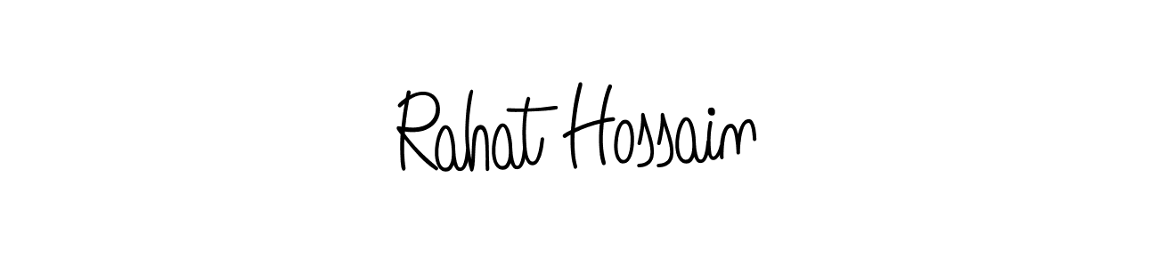 Angelique-Rose-font-FFP is a professional signature style that is perfect for those who want to add a touch of class to their signature. It is also a great choice for those who want to make their signature more unique. Get Rahat Hossain name to fancy signature for free. Rahat Hossain signature style 5 images and pictures png