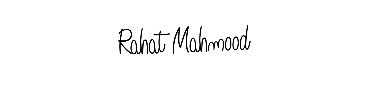 Also we have Rahat Mahmood name is the best signature style. Create professional handwritten signature collection using Angelique-Rose-font-FFP autograph style. Rahat Mahmood signature style 5 images and pictures png