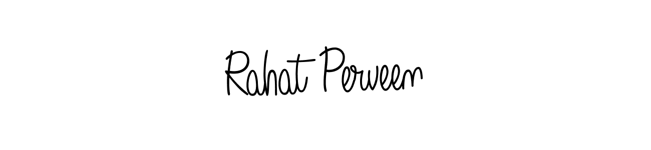 It looks lik you need a new signature style for name Rahat Perveen. Design unique handwritten (Angelique-Rose-font-FFP) signature with our free signature maker in just a few clicks. Rahat Perveen signature style 5 images and pictures png