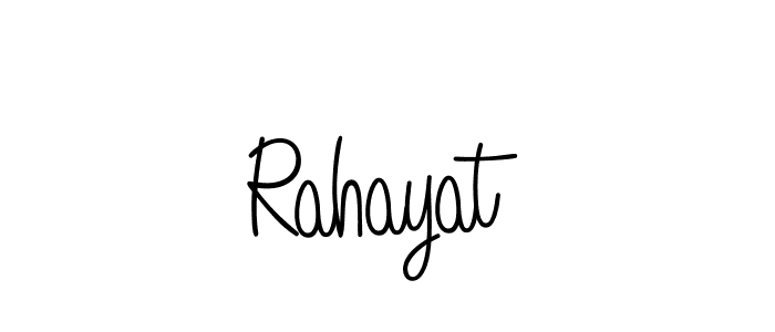 Similarly Angelique-Rose-font-FFP is the best handwritten signature design. Signature creator online .You can use it as an online autograph creator for name Rahayat. Rahayat signature style 5 images and pictures png