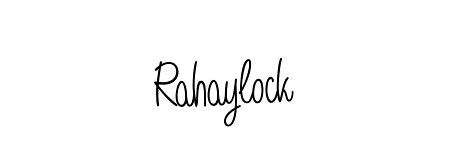 How to Draw Rahaylock signature style? Angelique-Rose-font-FFP is a latest design signature styles for name Rahaylock. Rahaylock signature style 5 images and pictures png